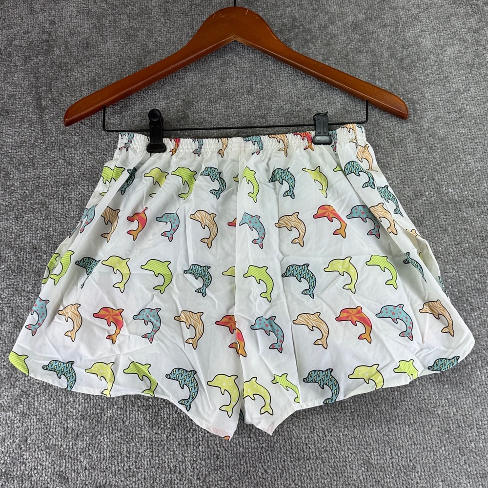 BOA Athletic Active Running Colorful Dolphin Shorts Texas Tri Delta Womens M - Picture 6 of 8